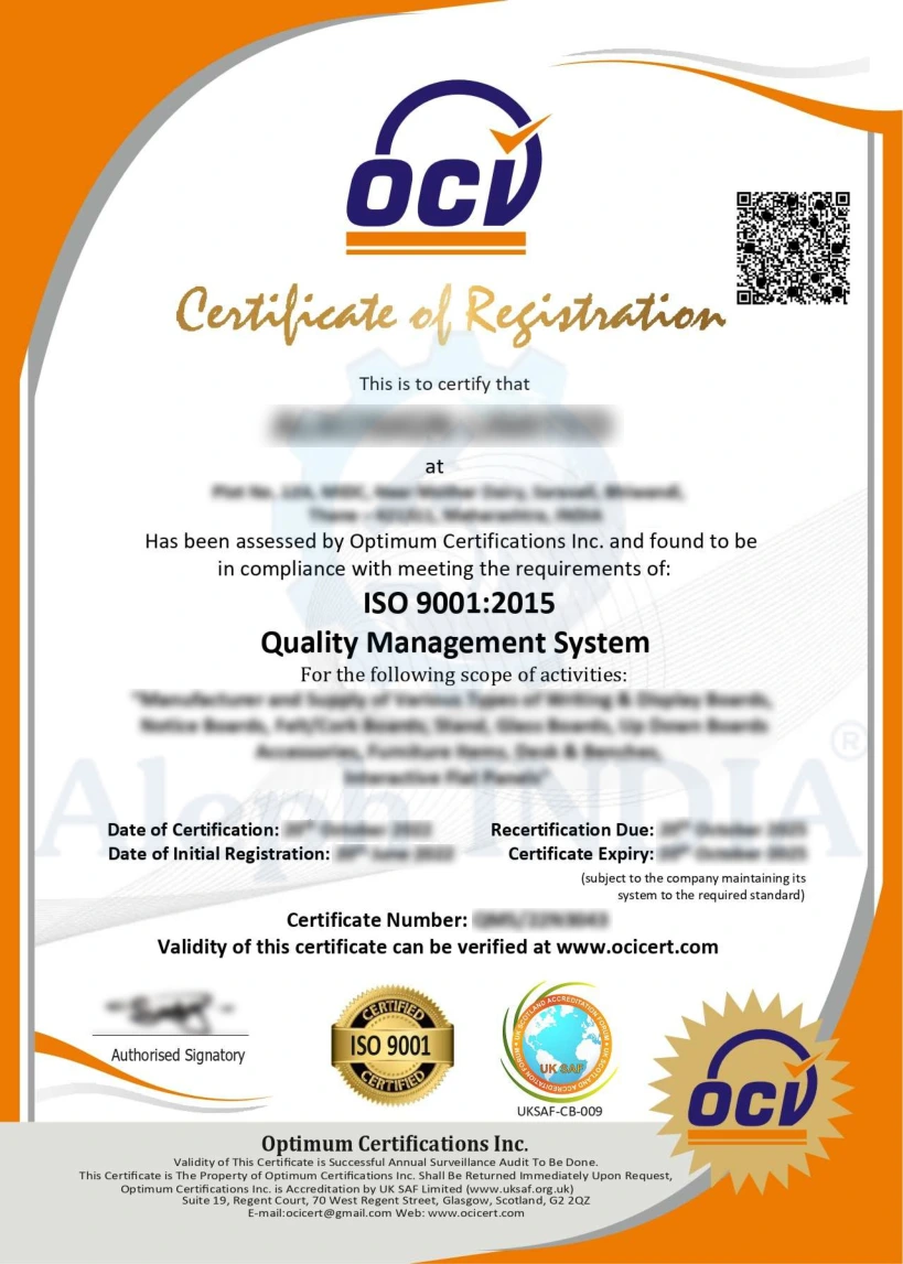 Sample of Certificate